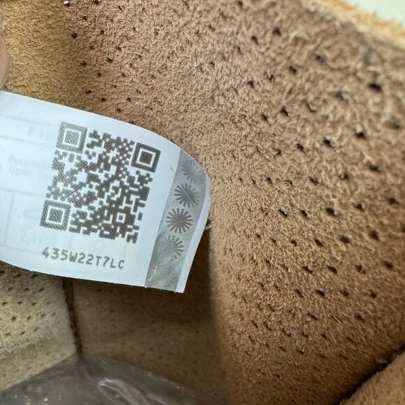 UGG NEW Classic Unlined Perforated Leather Tall Pull On Boots Suede Lightweight - Picture 13 of 14